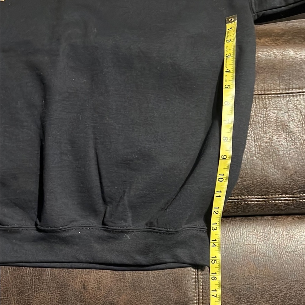 Gildan Black Sweatshirt with Gold 'Teacher' Print - Picture 6 of 6